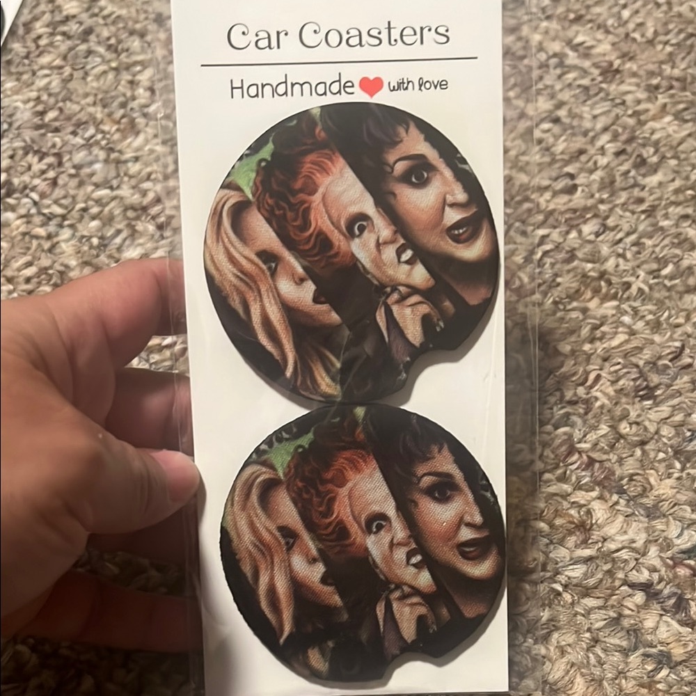 Hocus Pocus Car Coasters